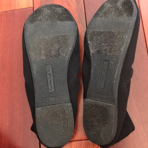 American Eagle Black Peep toe flats - Picture 2 of 7